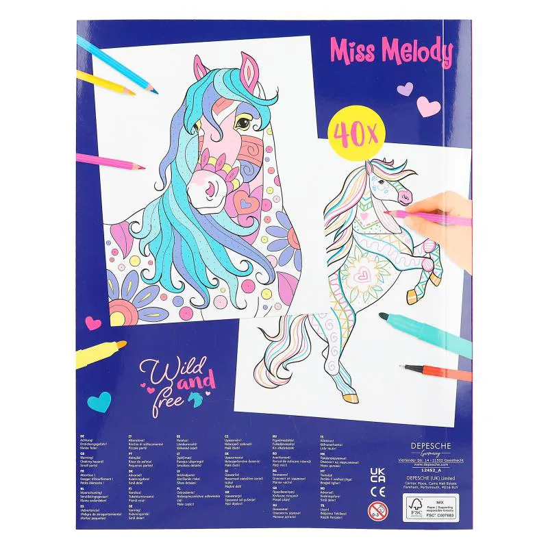 Miss Melody Colour and Design Book-3